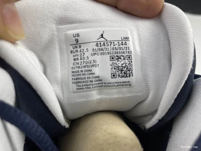414571-144 Powder Dark Air Jordan 13 Blue 0820